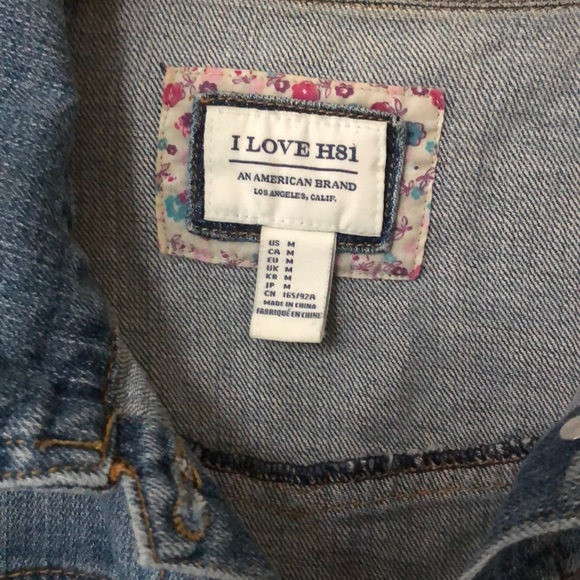 Forever 21 I Love H81 Denim Jacket - Picture 2 of 2